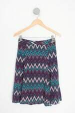 saia C&A feminina estampada