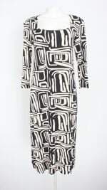vestido esoterica feminino estampado com fenda