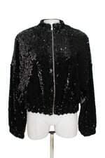 Jaqueta Renner Paetê preta