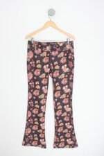 calça de tecido linda de morrer feminina floral