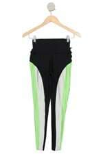 calça legging all fitness feminina colorida com recortes