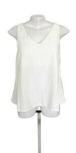blusa C&A feminina branca com meio forro