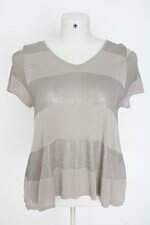 blusa Animale feminina cinza com brilho