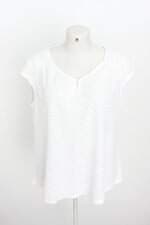 blusa feminina branca com franzido