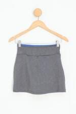 saia esportiva feminina cinza