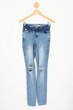 calça jeans feminina azul