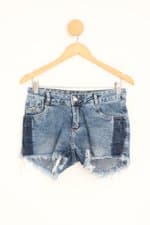 shorts jeans darlook jeans feminino azul