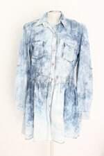 vestido jeans feminino azul