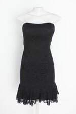 vestido feminino preto com forro