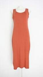 vestido amaro feminino marrom com forro