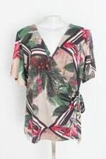 blusa mamô feminina estampada com tiras