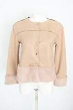 blusa emily feminina marrom com forro e recortes