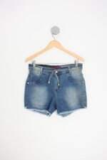 shorts jeans maritts feminino azul