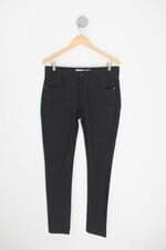 calça de sarja pool feminina preta