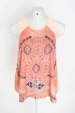 blusa enfim feminina estampada com transparência