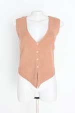 colete morina feminino bege