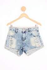 shorts jeans feminino azul