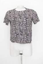 blusa zara feminina estampada