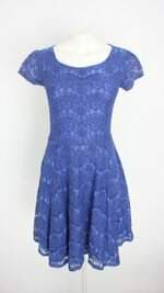 vestido zoe feminino azul com forro