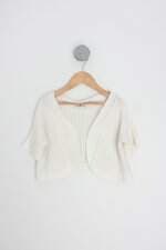 bolero de tricô miss young kids off white 