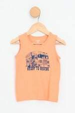 blusa carters kids laranja com silk