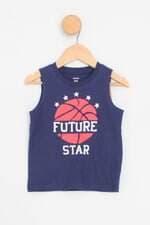 blusa carters kids azul com silk