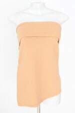 blusa ahazzo feminina bege com fenda