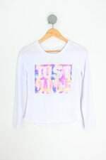 blusa 90 degree by reflex kids branca com silk