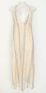 vestido Zara feminino bege com forro