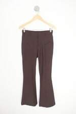 calça de tecido  cahelon feminina marrom