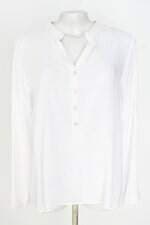 blusa Renner feminina branca com barra mullet