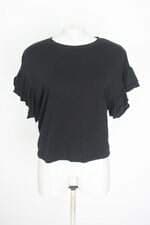 blusa zara feminina preta