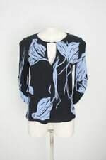 blusa suite para maria filó feminina estampada  com fenda