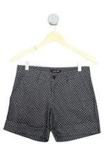shorts allan park feminino cinza 
