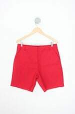 shorts cortelle feminino vermelho