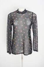 blusa angel feminina estampada com transparência