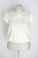 blusa barreds feminina off white com bordado