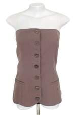 blusa tomara que caia Hering feminina marrom