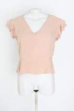 blusa amaro feminina rosa com sobreposição