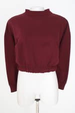 blusa de moletom C&A feminina vinho
