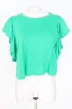 blusa Zara feminina verde
