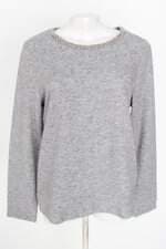 blusa gap feminina cinza com aplique