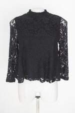 blusa forever 21 feminina preta com forro