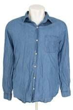 camisa jeans Cotton On masculina azul