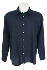 camisa Zara masculina azul