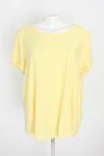 blusa feminina amarela com barra mullet