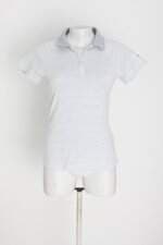 camisa polo nike feminina cinza