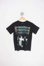 blusa infantil preta com silk