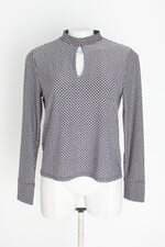 blusa manga longa cortelle feminina estampada 