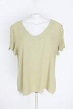 blusa tuquinha feminina verde com recortes